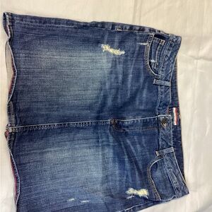 Tommy Hilfiger Blue Denim with Red Stitching